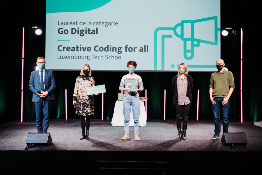 JugendPräis - LTS winning the first price in the category Go Digital